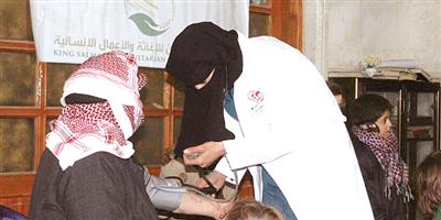 مركز الملك سلمان للإغاثة يقدم خدماته للأطفال والأمهات في سبع مناطق داخل سوريا 