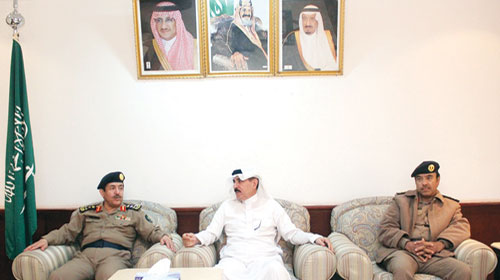  محافظ البكيرية مع العميد المجماج