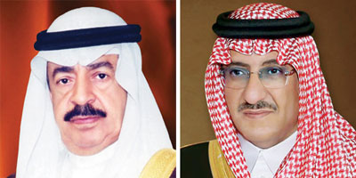 ولي العهد يطمئن على صحة رئيس الوزراء بمملكة البحرين 