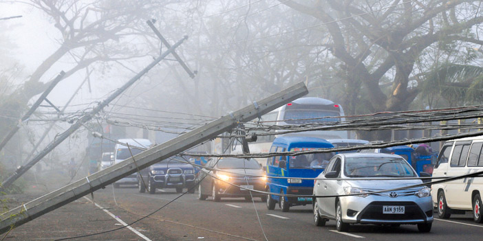  آثار الإعصار الذي ضرب الفلبين