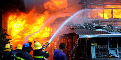 مقتل شخص ونزوح الآلاف جراء حريق في الفلبين 