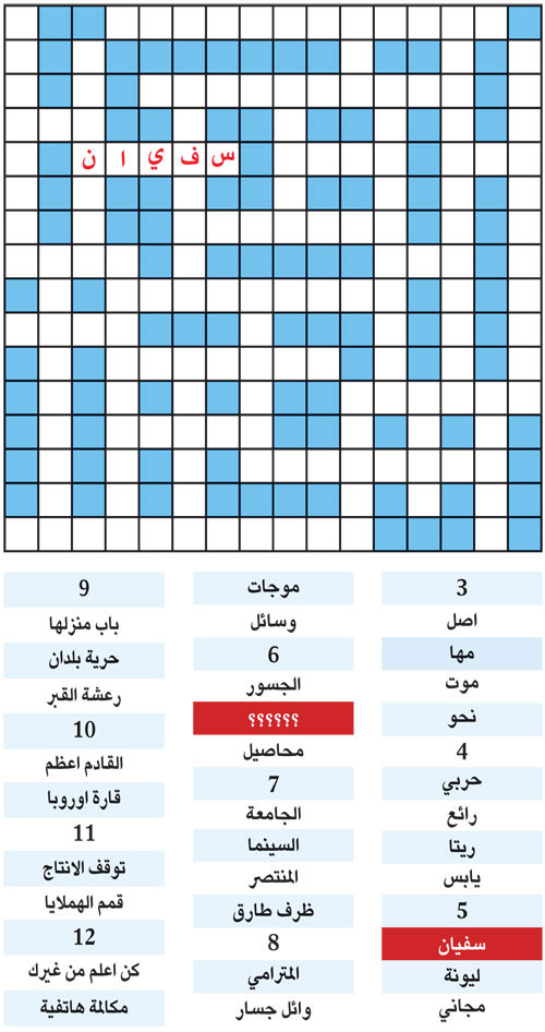 الكلمة المفقودة 