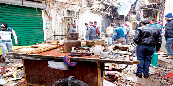  موقع التفجير استهدف سوقاً في العاصمة بغداد