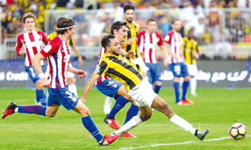  من لقاء الاتحاد وأتلتيكو