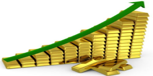 الذهب يقترب من أعلى مستوياته  في 4 أسابيع 