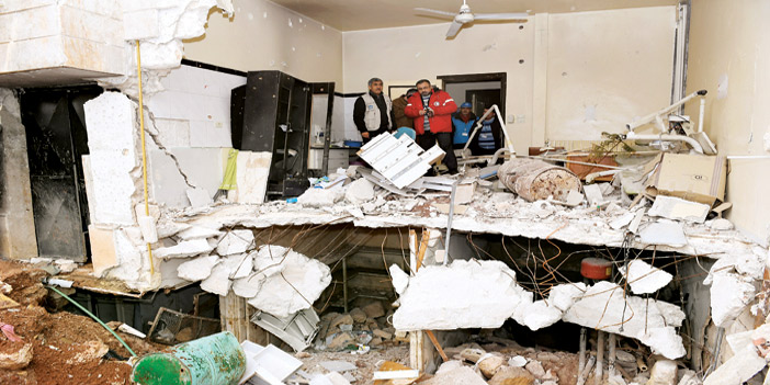  أحد المستشفيات المهدمة جراء قصف النظام عليها