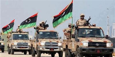 الجيش الليبي يدمّر رتلاً للجماعات الإرهابية غرب بنغازي 