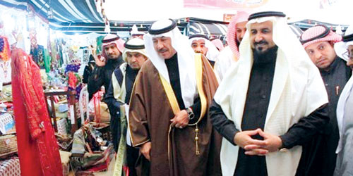   من افتتاح ملتقى المواهب للتراث والثقافة