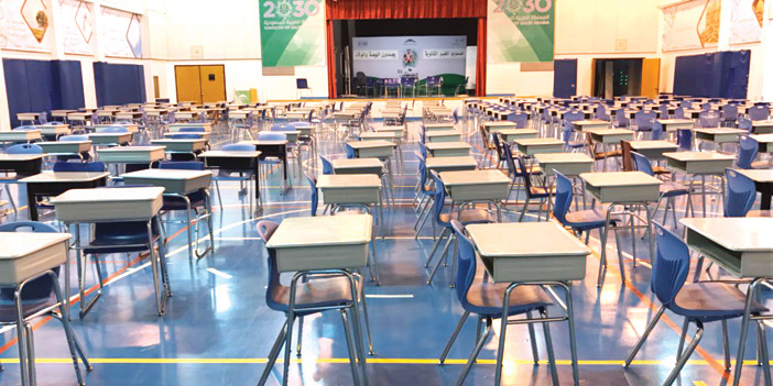  مدارس الخبر جهزت قاعات الاختبارات بنهاية دوام الخميس