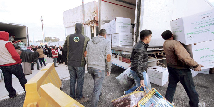 الحملة السعودية توزع المساعدات الإغاثية على 5739 مستفيدًا من اللاجئين السوريين 