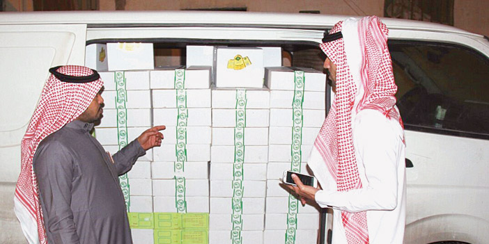  كميات كبيرة جاهزة للتوزيع