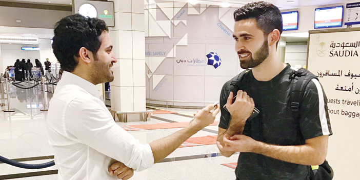  عمر خربين خلال حديثه للزميل الحنيان امس