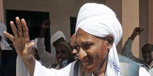 الحكومة السودانية ترحب بعودة الصادق المهدي للخرطوم 
