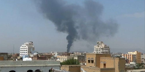 طيران التحالف يقصف مواقع الحوثيين بصنعاء والحديدة 