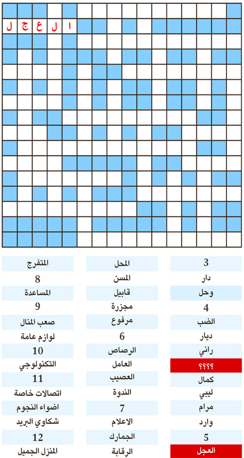 الكلمة المفقودة 