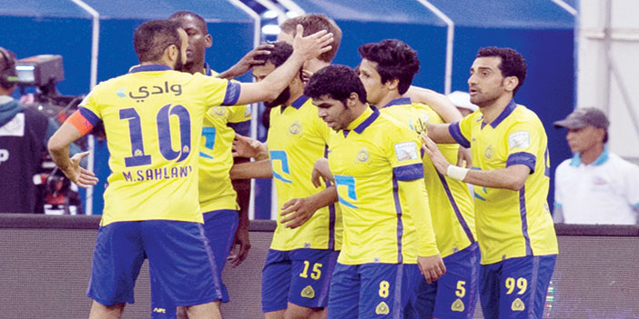  فرحة نصراوية بالفوز