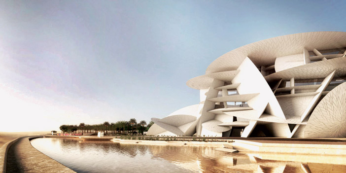 المتحف الوطني القطري من الخارج