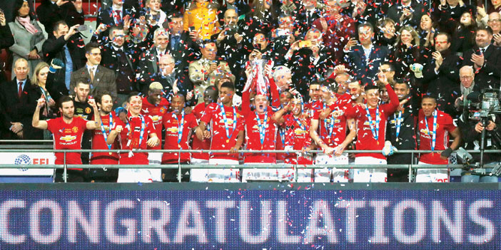  مانشستر يونايتد بطلاً لكأس الرابطة الإنجليزي