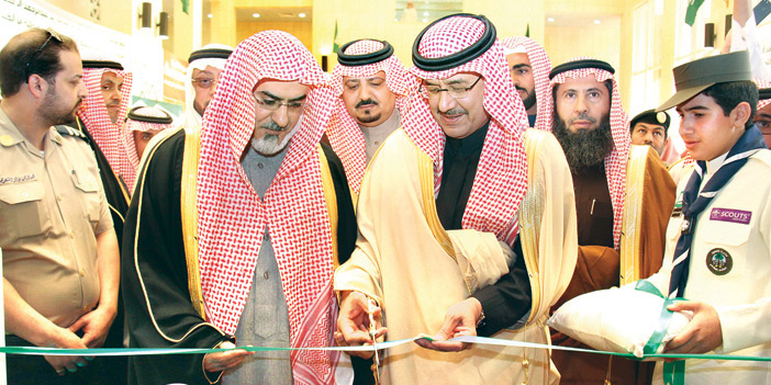  محافظ الدرعية يدشن معرض (آمن 2)