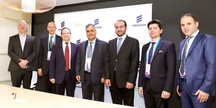   من توقيع الاتفاقية بين «زين السعودية» و«إريكسون»