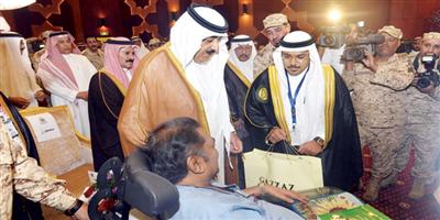 الأمير متعب بن عبدالله  يشهد فرضيات أمنية لمنسوبي لواء الأمن الخاص الثاني بالقطاع الغربي 