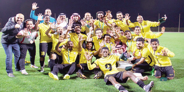  فريق المجزّل بعد الفوز والصعود لدوري الأولى