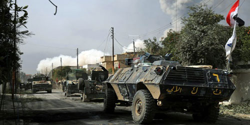 القوات العراقية تستعيد أحياء جديدة بالموصل 