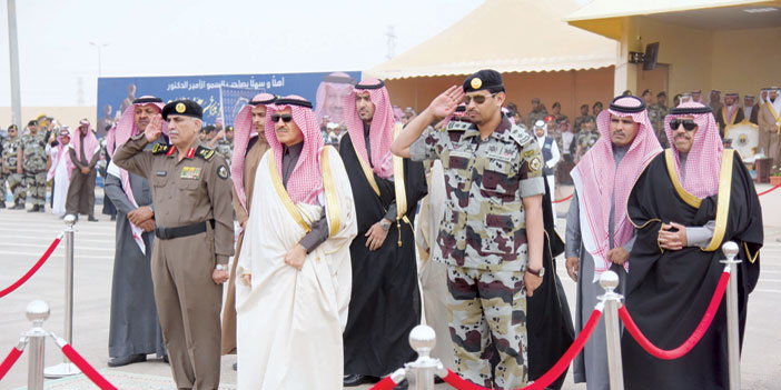  أمير الشمالية خلال رعايته حفل التخرج