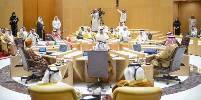  وزراء خارجية دول مجلس التعاون خلال اجتماعهم في الرياض أمس