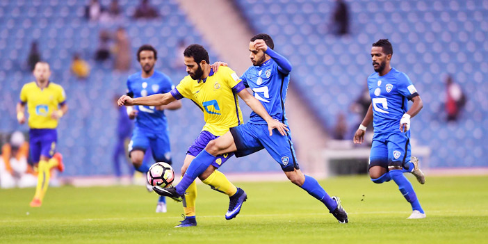  لقطة أرشيفية من لقاء للهلال والنصر