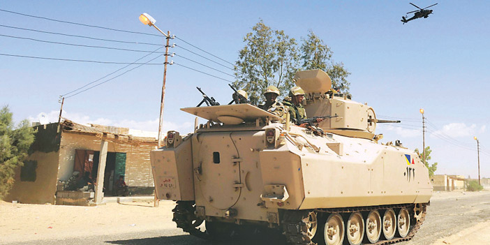  القوات المصرية تواصل عملياتها الأمنية بسيناء