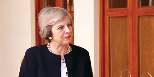  رئيسة وزراء بريطانيا