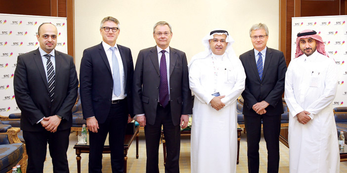  البياري مع السفير البلجيكي بالرياض ومسئولي شركة أجفا