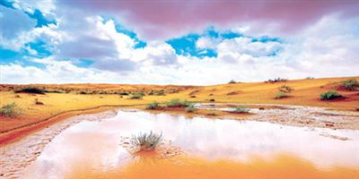 نفود (صعافيق) بالقصيم.. جمال طبيعي آسر 