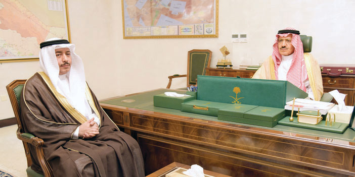  سموه خلال اللقاء