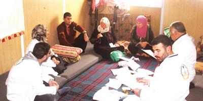 الحملة السعودية تواصل الزيارات الميدانية للأشقاء السوريين داخل مخيم الزعتري 