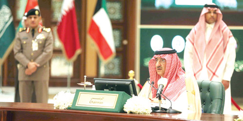 في كلمة سموه خلال الاجتماع المشترك لوزراء الداخلية والخارجية والدفاع بمجلس التعاون الخليجي 