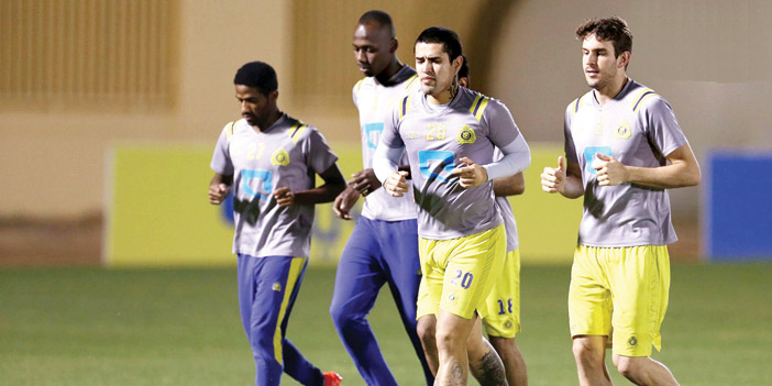  جانب من تدريب النصر