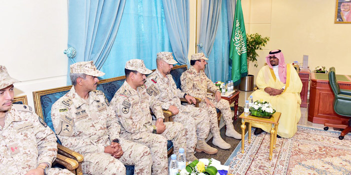  الأمير تركي مستقبلاً قائد الحرس الوطني