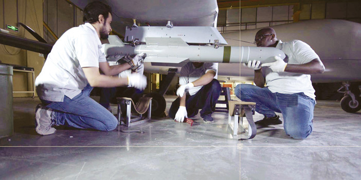 «العلوم والتقنية» تُفصح عن الطائرة الإستراتيجية بدون طيار (صقر1) 