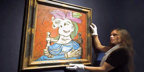 بيع لوحة لبابلو بيكاسو بـ 45 مليون دولار 
