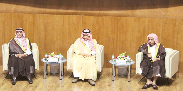  أمير منطقة الرياض خلال الحفل