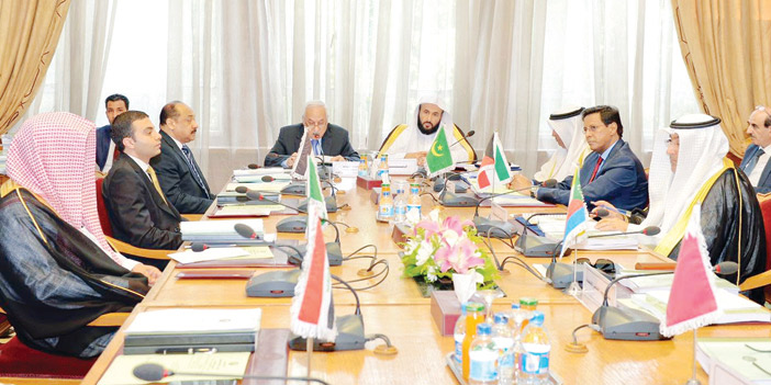  جانب من اجتماع وزراء العدل العرب