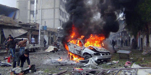 مقتل وإصابة 7 عراقيين في انفجارين ببغداد 