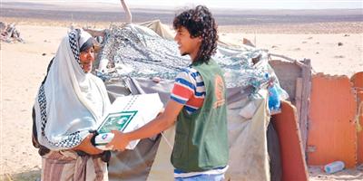 توزيع 58 طنًّا من التمور على 7250 أسرة يمنية 