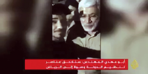  قيادي ميليشيا الحشد الشعبي في العراق كما ظهر على قناة «الجزيرة»