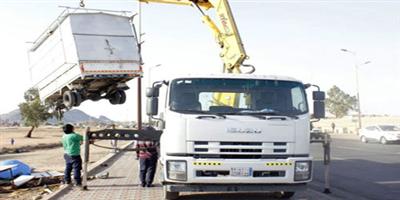 إزالة البسطات العشوائية من الردف والشفا والهدا 