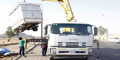 إزالة البسطات العشوائية من الردف والشفا والهدا 