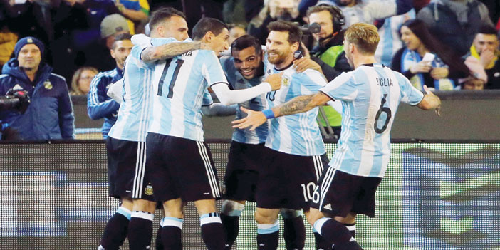  المنتخب الأرجنتيني حقق فوزاً مهماً على نظيره البرازيلي