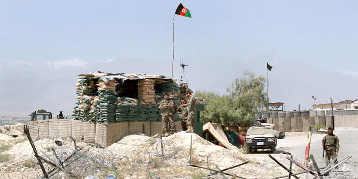  ثكنة عسكرية تابعة للجيش الأفغاني في إحدى المناطق المضطربة